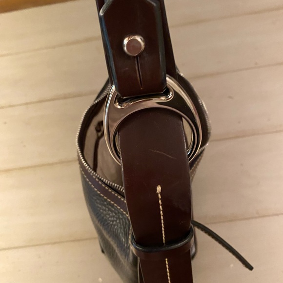 Dooney & Bourke Dark Brown Shoulder Bag - Picture 5 of 8